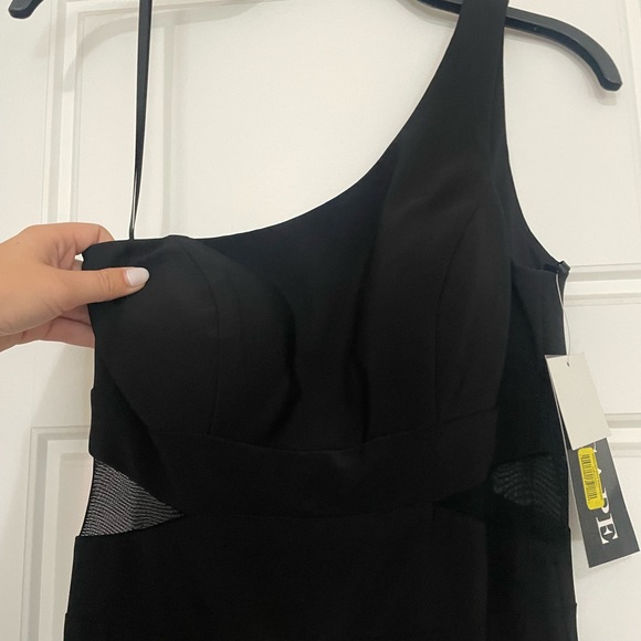 Black One Shoulder Formal Dress - Picture 2 of 4